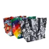 Bolsa Tejida Portátil Transfronteriza Bolsa Tejida de Regalo de PP Gran Capacidad Ecológica Bolsa de Compras para Ropa Bolsa Tejida Recubierta Creativa