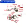 Hebilla de seguro fija 40323 Cerradura ajustable Abrazadera rápida Hebilla de gancho curvo de acero inoxidable 304 con autobloqueo