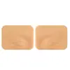 Piel de Práctica para Tatuar, Piel de Práctica de una Pieza para Tatuaje de Cejas, Piel Simulada para Cejas, Un Par de Pieles de Ceja para Tatuaje de Cejas con Neblina (Misting), Piel de Silicona para Práctica Fácil de Colorear