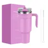 Taza Térmica de Acero Inoxidable de 40 oz Seleccionada Cuidadosamente para Exportación, Alto Valor Estético, con Asa, Adecuada para Uso en Automóvil, Gran Capacidad, Botella de Agua Térmica en Stock