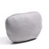 Venta al por mayor de fábrica Almohada cervical para reposacabezas de coche grado S, gamuza de algodón puro, cómoda, reductora de fatiga, almohada lumbar de soporte lumbar
