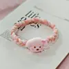 Diadema Trenzada de Colores para Cachorro, Alta Elasticidad, Goma para el Cabello de Niños, Lazo para el Cabello de Dibujos Animados Lindo, Diadema Elástica para Cola de Caballo de Niña