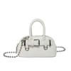 Bolso bandolera de cadena coreano de moda transfronteriza para mujer 2025 Nuevo simple portátil con forma de concha versátil bolso de hombro