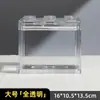 Contenedor de Bloque de Construcción Acrílico en Forma de Caja para Acuario, Pequeño Paisaje Micro de Alta Transparencia para Escritorio de Oficina o Sala de Estar, Decoración Creativa, Apilable