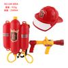 Entrega única macacão infantil de bombeiro mochila de bombeiro pistola de água de fogo brinquedos aquáticos de verão para praia
