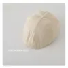 Gorro de bebé, boina de pana de color liso, gorra de visera para niños de otoño e invierno, gorra de pico de moda estilo chino, comercio exterior
