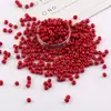Cuentas de Arroz de Vidrio Sólido Coloridas Asimétricas de 5 mm para Pulsera Collar Hecho a Mano DIY Accesorios de Material para Joyería