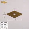 Pastillas de Cobre, Accesorios Decorativos con Mango de Estilo Chino, Herrajes de Cobre para Muebles Antiguos, Perilla de Mango de Cobre Puro con Saliente de Engranaje de Flor de Ciruelo