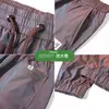 Calças Casuais Finas de Seda Gelada Masculinas de Verão, Calças Jogger Largas Cropped Versáteis da Moda para Primavera e Verão
