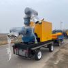 Bomba autocebante con motor diésel y salida de agua automática, de 6 pulgadas y 220 V, para pozo móvil, bomba de aguas residuales de alta elevación.