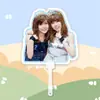 By2 Sun Han Sun Yu Abanico Grande en Forma de Tarjeta de Recogida Merchandising de Abanico para Conciertos Mismo Estilo de Tiktok