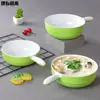 Mesa de melamina nórdica red social polvo de caracol picante hot ensaladera de frutas tazón de plástico para fideos instantáneos tazón con asa comercial