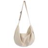 Bolsa de pano Oxford de grande capacidade estilo esportivo 2024 Nova bolsa de bolinho artístico leve para estudantes universitários Bolsa de ombro simples feminina