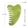 Fábrica Hongxing Pente de Jade Xiuyu Raspador Facial para Cabeça Pente Raspador de Chifre de Jade Fênix Verde