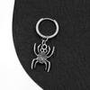 Nuevos Pendientes de Aleación Personalizados de Dibujos Animados de Telaraña para Halloween, Clips para Orejas para Hombres y Mujeres, Divertidos Pendientes de Araña de Terror Graciosos