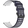 Adequado para Samsung Gear S3 Frontier Bicolor Furo Respirável 22mm Pulseira Esportiva Universal de Substituição