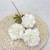 Série 2,5 yuans flor branca artificial econômica auditório de casamento coleção de flores macias flor de rua atacado