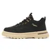 Botas Martin Casuales de Trabajo de Suela Gruesa de Estilo Británico para Hombre, Otoño Invierno, Nuevas, de Caña Baja, para Exteriores, Viajes al Trabajo, Zapatos de Moda para Hombre