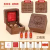 Producción Personalizada de Recuerdos de Cabello Fetal y Dientes de Leche Cabello Fetal Vientre de Conejo Cordón Umbilical de Bebé Recién Nacido Caja de Colección de Madera