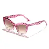 Gafas de Sol Retro Ojo de Gato de Fotografía Callejera de Moda Europeas y Americanas 2024 Nuevas Gafas de Exportación Transfronteriza Forma Cóncava de Blogger Ins