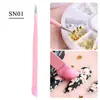Ferramenta de Pinça com Haste de Silicone para Nail Art, Adesivo para Unhas Novo Transfronteiriço, Ferramenta Multiúso para Nail Designer
