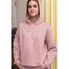 Moletom com Capuz Feminino Exportação Transfronteiriça Estampa de Cabeça de Touro Hoodie Solto Amazon Wish Uma Peça Atacado Top