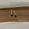 Pendientes de Tachuela Coloridos con Circonita, Aguja de Plata, para Hélice Auricular, Amigables con el Oído, No Necesitan Quitarse, Pendientes Versátiles
