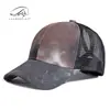 Sombreros de Malla para Mujer Primavera y Verano Venta al por Mayor Moda Estilo Coreano Gorras de Béisbol Degradadas Gorras de Béisbol para Cola de Caballo Sombreros de Playa para Deportes al Aire Libre