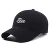 Chapéu de Beisebol Bordado com Letras Simples Novo para Primavera e Outono Moda Masculina Versátil Aba Curva Boné Bico de Pato Chapéu de Sol Feminino para Exterior
