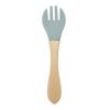 Cuchara de arroz para vajilla, cuchara de alimentación saludable para bebés, cuchara de silicona con cabezal suave y borde suave para proteger los dientes.