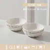 Juego de Cuenco de Arroz Cerámico Blanco Minimalista de Gama Alta con Esmalte Bajo para Uso Doméstico, Nuevo Modelo 2026 Juego de Cuencos y Platos, Juego de Vajilla