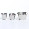 Tazas de Salsa Personalizadas de Acero Inoxidable, Platos para Salsa de Restaurante de Barbacoa Coreana, Platos para Salsa de Hot Pot, Platos para Salsa de Comida Occidental, Platos para Salsa para Dipear, Tazones Pequeños