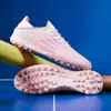 Zapatos de Fútbol para Niños Cruzados del Mundo para Niños, Adolescentes, Estudiantes, Niñas, Tachones Tf, Clavos Largos Ag, Zapatos Deportivos de Entrenamiento para Competición