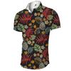2022 Cross-border Nova Camisa de Verão 3D Impressão Digital Praia Impressão Casual Camisa Havaiana Solta Casual para Homens