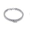 Pulsera de quilla de acero de titanio europea y americana estilo ins para hombres y mujeres, joyería de estilo frío, moda, joyería hip-hop callejera de comercio exterior transfronterizo