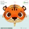 Globos de papel de aluminio con cabeza de animal linda estilo caricatura, nuevos, transfronterizos, decoraciones y suministros para fiestas de cumpleaños de niños y bebés
