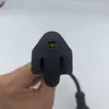 Cable de alimentación de acoplamiento estándar americano de tres conductores, macho y hembra, enchufe americano, cable de conexión de extensión de enchufe hembra uno a dos