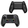 Controle Bluetooth sem fio P4 com vibração de seis eixos e detecção de movimento, compatível com Steam, PC, PS3 e P4, com função de disparo contínuo e fixação magnética