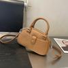 Bolsa de Bolos Retro Estilo Europeo y Americano Piel Genuina para Mujer Primera Capa Piel de Vaca Togo Nuevo Bolso Bandolera Cruzado 9336 Moderno