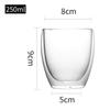 Atacado Celebridade da Internet Vidro de Camada Dupla Borossilicato Transparente Caneca de Café em Forma de Ovo Suco Leite Caneca de Camada Dupla Caneca para Chá de Flores