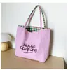 2026 Novo Estilo Fresco Grande Capacidade Bolsa de Ombro Pássaro Verde Moda Primavera e Verão Versão AB Bolsa Tote Portátil Dupla Face
