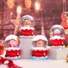 Nuevo producto transfronterizo: Adorno de bola de cristal de Papá Noel para decoración de dormitorio, luz pequeña que realza el ambiente, regalo navideño festivo