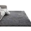 Tapete de lã longa tingida com veludo pvvelvet simples e transfronteiriço, tapete de cor gradiente, mesa de centro, sala de estar, quarto, tapete de chão, entrega de uma peça