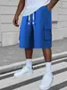 2026 Nuevos Pantalones Cortos para Hombre Transfronterizos Verano Retro Americano Deportivos Ropa de Trabajo Pantalones Marca de Moda Sueltos Rectos Casuales
