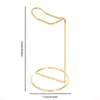 Soporte Metálico Simple para Auriculares Soporte de Aleación de Aluminio para Auriculares Soporte de Exhibición Estable Antideslizante Soporte de Almacenamiento para Escritorio