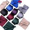 Corbata de hombre de 6 cm, corbatín, tres piezas, pañuelo de bolsillo, graduación, boda, cena, coreano, casual, negocios, color sólido, solapa, traje