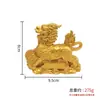 Enfeite Kirin Vintage, Kirin Oferecendo Tesouros, Pequena Peça Decorativa para Entrada de Casa, Escritório, Loja, Mesa de Trabalho, Animal Auspicioso Kirin