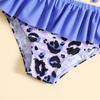 Traje de Baño de Leopardo para Niñas, Niñas Bebé, Mariposa Dividida