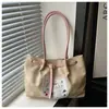 Mochila de Gran Capacidad Estilo Universitario para Viajes Diarios, Bolso de Hombro Versátil Versión Coreana, Bolsa Tote de Dibujos Animados Multifuncional para Mujeres