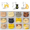 Bestseller transfronterizo juego de 9 piezas para hornear DIY impreso Halloween molde para galletas de gato de acero inoxidable y molde de anillo de mousse